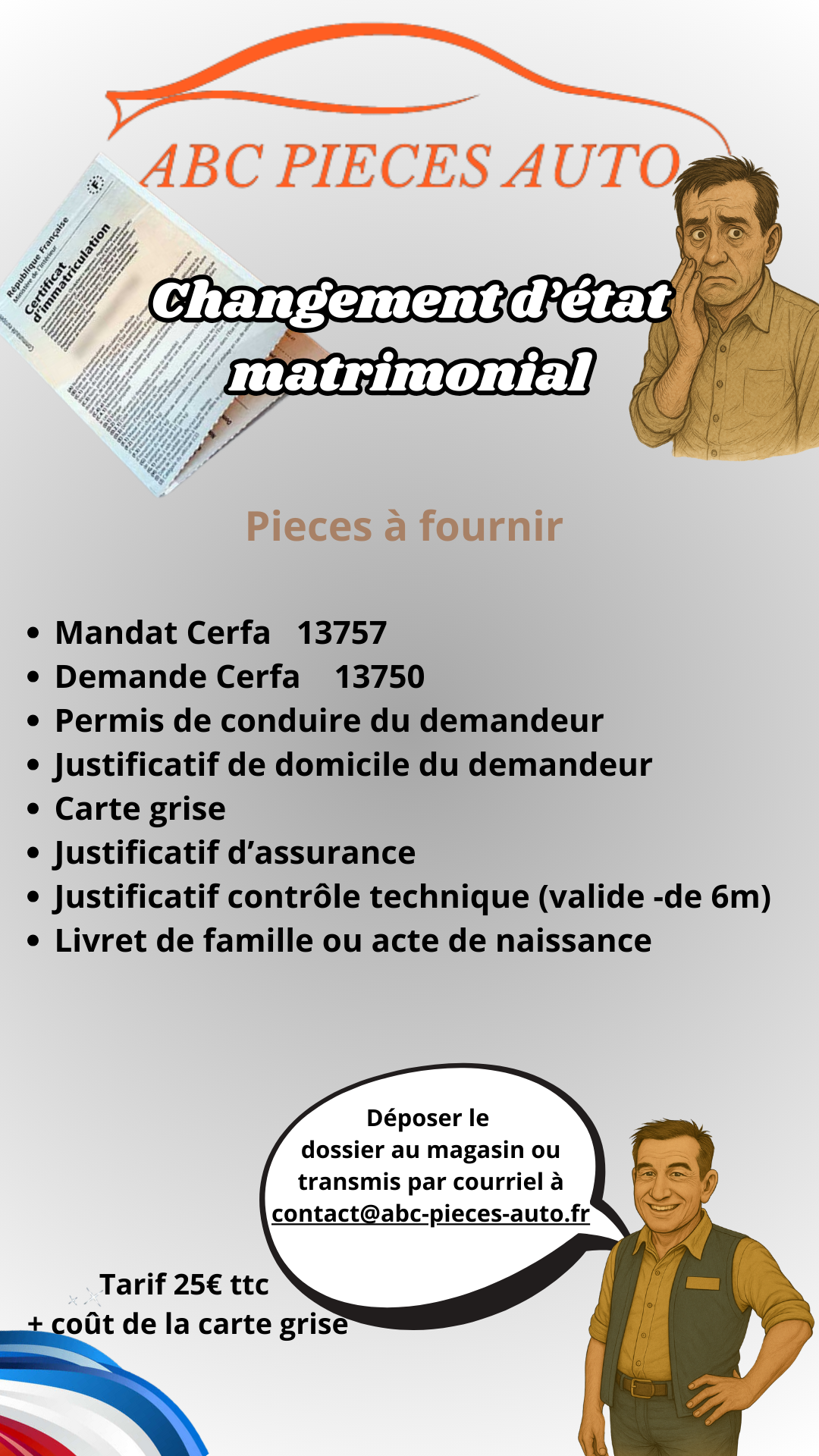 changement matrimonial